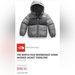 North Face Toddler’s Down Winter Jacket 2T